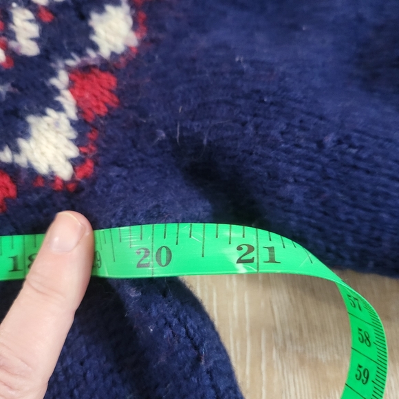 Vintage 70's Grieder Hand Knitted Sweater Size Large - Picture 4 of 10